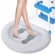 Aufblasbares Pool-Fußbad mit Pumpe – Faltbarer PVC-Badeschale