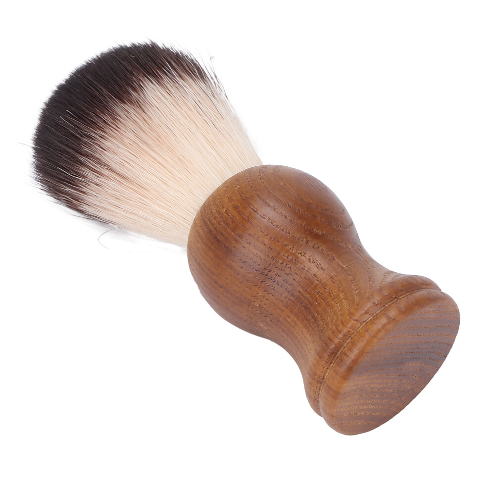 Portable Professional Shaving Brush with Wooden Handle for Home & Salon