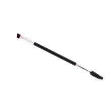 Fard à sourcils à double extrémité de 15 cm, pinceau incliné pour sourcils et goupillon