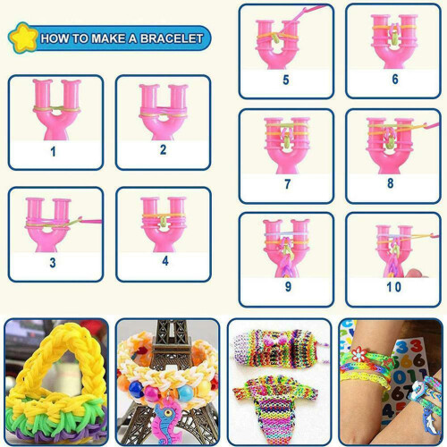 Regenbogen-Gummibänder-Set, 2