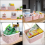 Polypropylene Material Baskets, Fresh Color Brightens Your Spaces, Stackable And Perfect For Home Storage, Durable Plastic, Weave Design Promotes 4