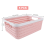 Polypropylene Material Baskets, Fresh Color Brightens Your Spaces, Stackable And Perfect For Home Storage, Durable Plastic, Weave Design Promotes 6