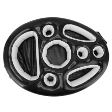 Inflatable PVC Floating Pool Tray for Drinks Fruit Wine Phone Black Color