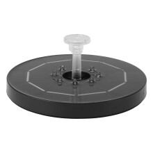 Fontana Solare 3W, Altezza 100cm, Spray 50cm, Luci Colorate