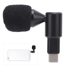 Microphone à condensateur omnidirectionnel Type-C, 33 g, 50 Hz à 16 kHz