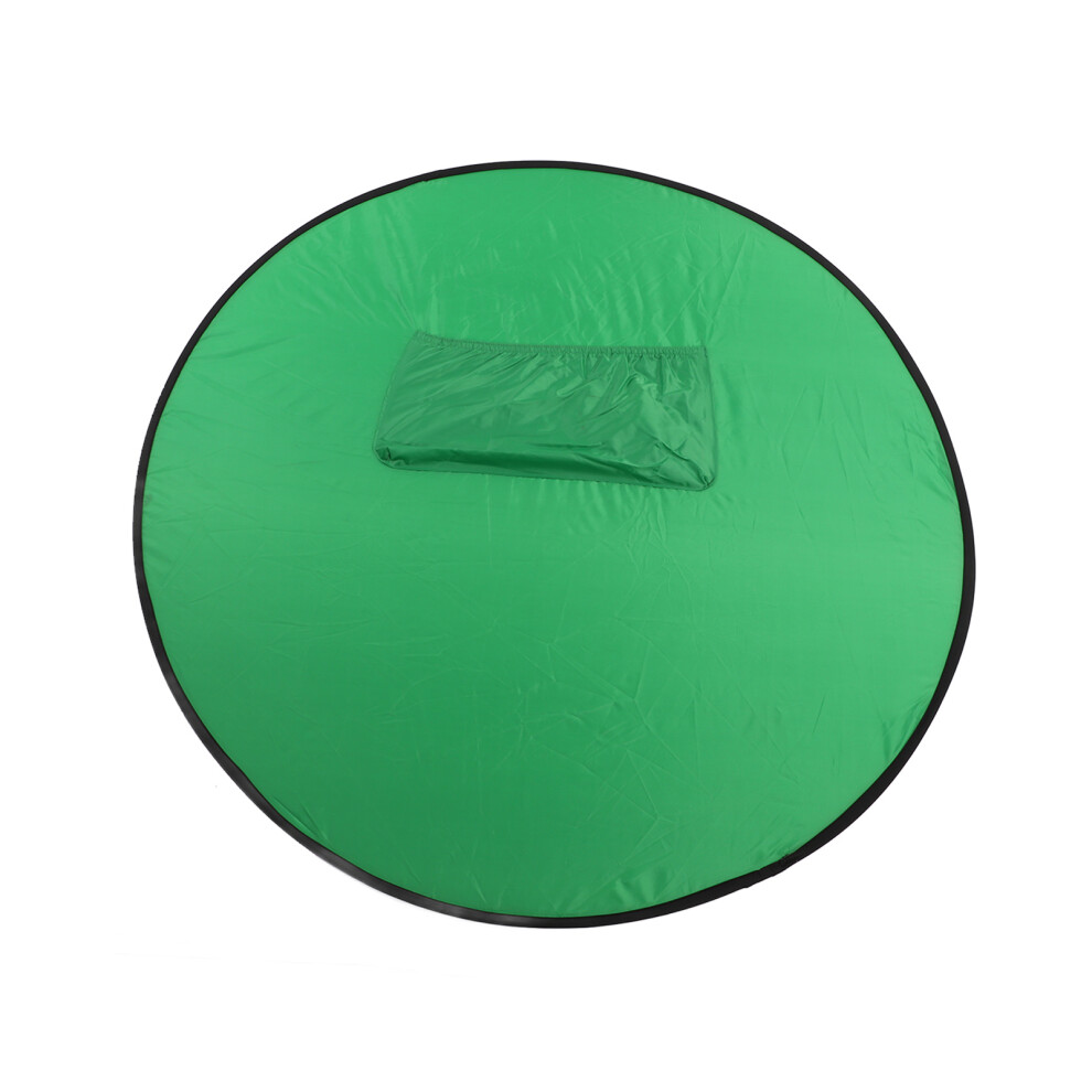 142Cm Double-Sided Collapsible Live Streaming Backdrop, Oxford Cloth Green 4231376085698