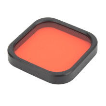 Waterproof Action Camera Shell for Hero 8 9 Red Dive Filter Waterproof Housing