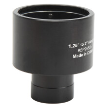 Aluminum 1.25in to 2in Telescope Adapter for Astronomy Equipment