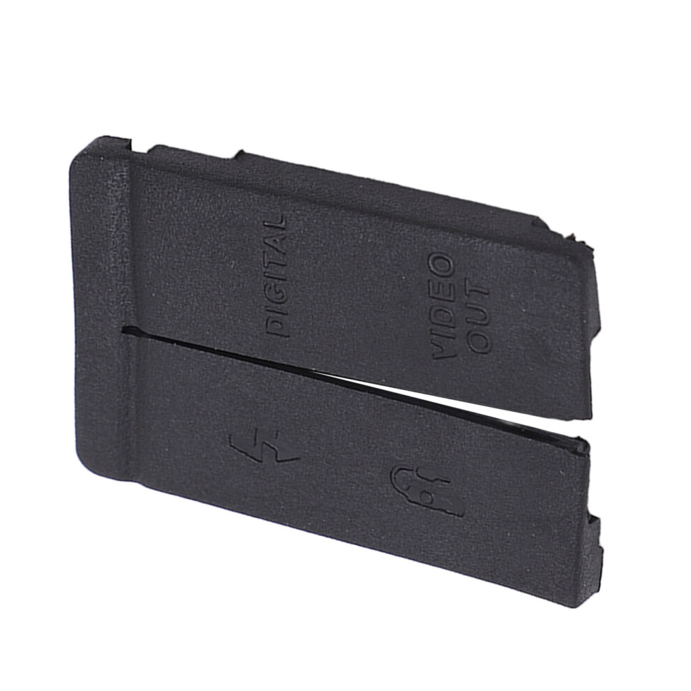 Protective Rubber Cover For 5D Camera Usb & Video Out Interface Black 9431374922611