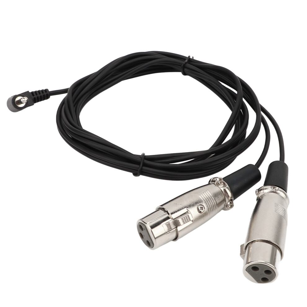 Female Xlr To 3.5Mm Right Angle Y Splitter Cable 0.3M For Microphones & Cameras 9371374077235