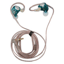 Écouteurs filaires KZ EDX PRO HiFi avec pilote de 10 mm, impédance de 16Ω, couleur Cyan