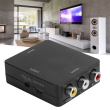 HDMI to AV Converter Black 1080P Video Audio Adapter No Driver