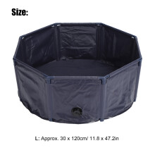 Faltbarer Hundepool, tragbarer Swimmingpool, PVC,