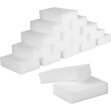 Magic Sponges, 50 Pcs Cleaning Melamine Sponge - White 10x7x3cm