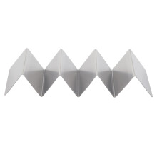 Restaurant-Quality Taco Stand, Easy To Clean Stainless Steel Taco Holder For Hassle-Free Dining, Durable Construction Resistant To Rust, Foodservice