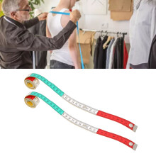 10 pièces de rubans à mesurer colorés double face de 150 cm pour une mesure corporelle précise