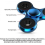 Παιχνίδι Fidget Spinner Εξαιρετικά Ανθεκτικό Ρουλεμάν από Ανοξείδωτο Ατσάλι Υψηλής Τα 3