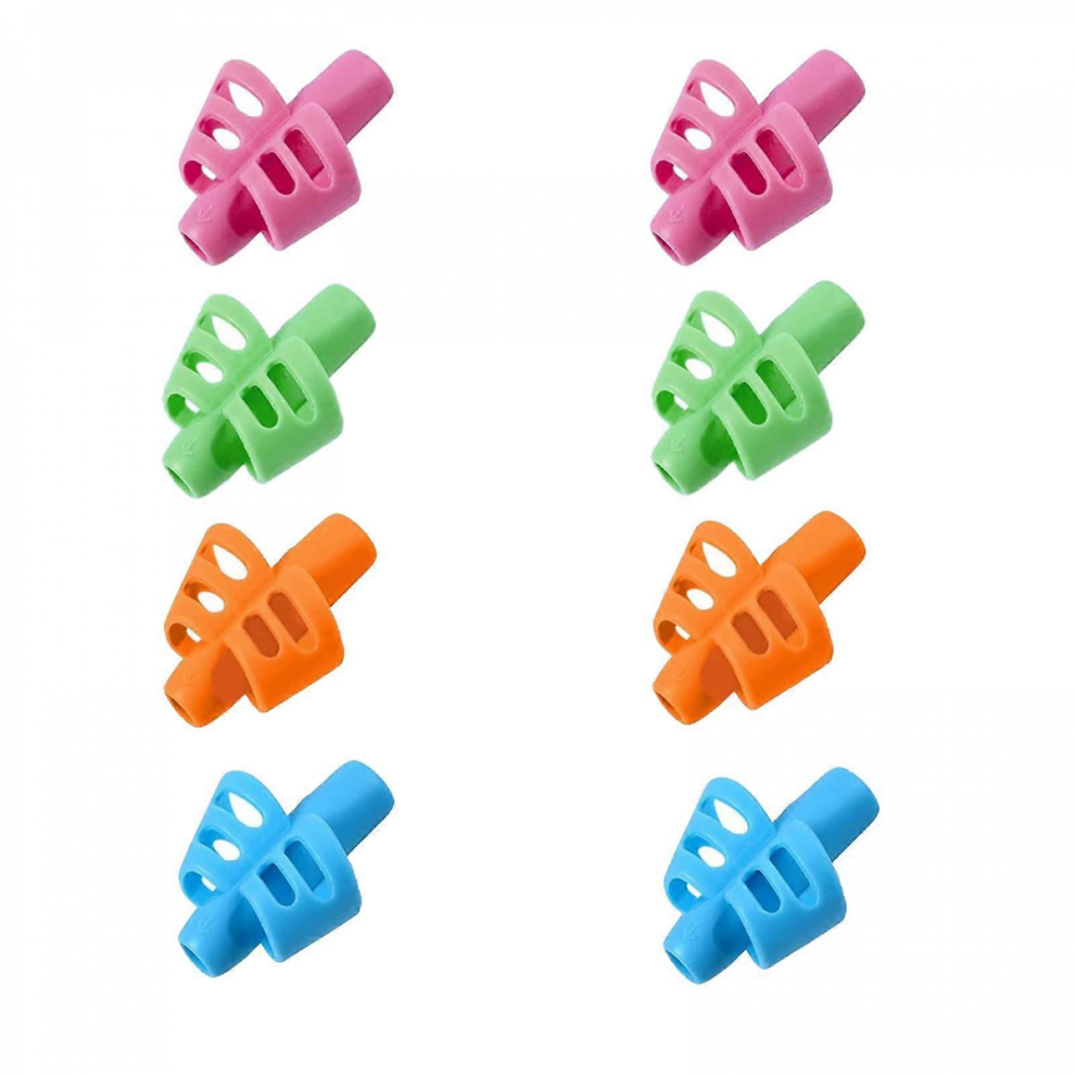 Writing Aid For Children's Pen, Writing Aid Children, Pencil Grip For Kids, Writing Aid Pen Holder (Pack Of 8) 9408048935345
