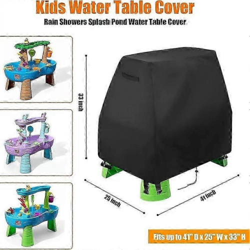 Step2 Regenduschen-Splash-Teich-Wassertischabdeckung - Outdoor-Spielzeugabdeckung (Grau) 2