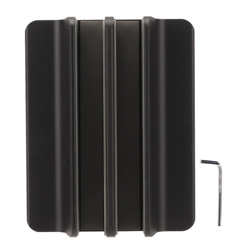 Supporto verticale compatto per laptop, design antigraffio per un supporto affidabile del computer, nero (1 pezzo)