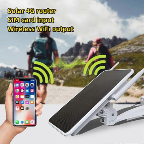 Ηλιακός δρομολογητής 6W 4G, επαναλήπτης WiFi, δρομολογητής 4G με ηλιακή ενέργεια, όλα σ 1