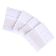 4pcs Soft Nylon Bra Extenders Adjustable 10.5x7.6cm Comfort Strap