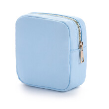 Trousse de maquillage pour femmes, Mini organisateur de-bleu