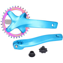 Narrow Wide Chainring For Mountain Bike, High Quality Aluminum Alloy Single Speed Crankset With Strong Shaft Strength And Light Weight Design, Compati