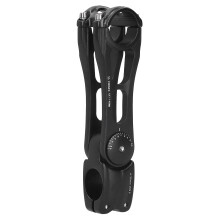 Aluminum Alloy Mountain Bike Handlebar Stem 31.8x145mm Adjustable Black