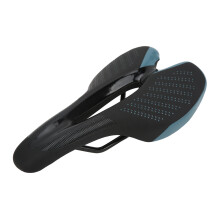 Mountainbike-Sattel Schwarz und Blau, Ergonomischer Atmungsaktiv Wasserdichter Sitz