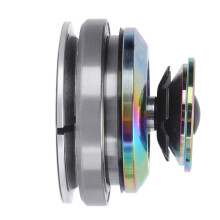 Colorful Aluminum Bicycle Headset 28.6x41.8‑52x30/39.8mm Double Bearing