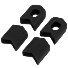 Black 4pcs Crank Boots - Compact Stable and Easy to Replace Bicycle Parts