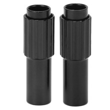 2pcs Aluminum Bicycle Micro Adjustable Screws Black Regulator Fixers
