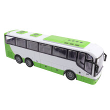 Großer weißer grüner ferngesteuerter Busmodell 31x9,5x6,5 cm Elektro-Spielzeug
