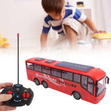 Fernbedienung Elektrischer Bus Spielzeug, Große 31x9,5x6,5cm Rot, Drahtlos, Simulation