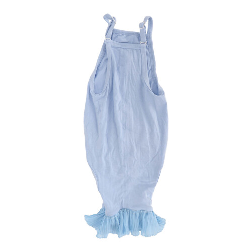 Cat Recovery Suit, Tail Adjustable Lace Neck, Light Blue, L 1