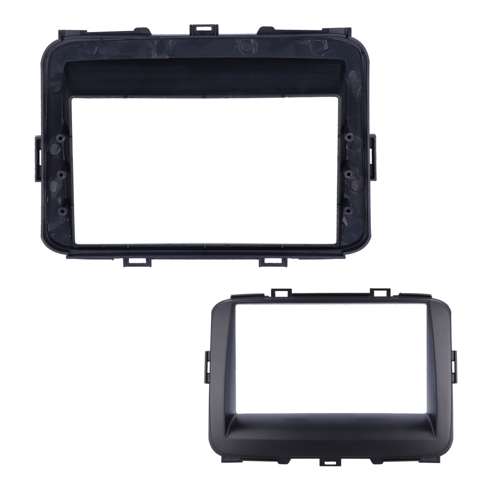 2Din Car Radio Fascia Panel Replacement For Kia Carens 2013+ Black 8771377921145