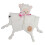 Schaf-Plüsch-Baby-Sicherheitsdecke 30 cm Schnuller 14
