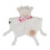 Schaf-Plüsch-Baby-Sicherheitsdecke 30 cm Schnuller 13