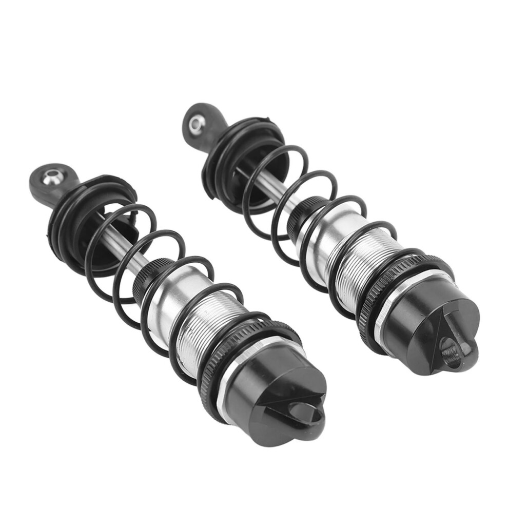 2Pcs Aluminum Alloy Rc Shock Absorbers For 1/7 & 1/8 Cars, Black 8451381031909