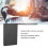 2.5 Pollici Hard Disk Esterno 80GB USB 3.0 Nero Portatile per Backup 4