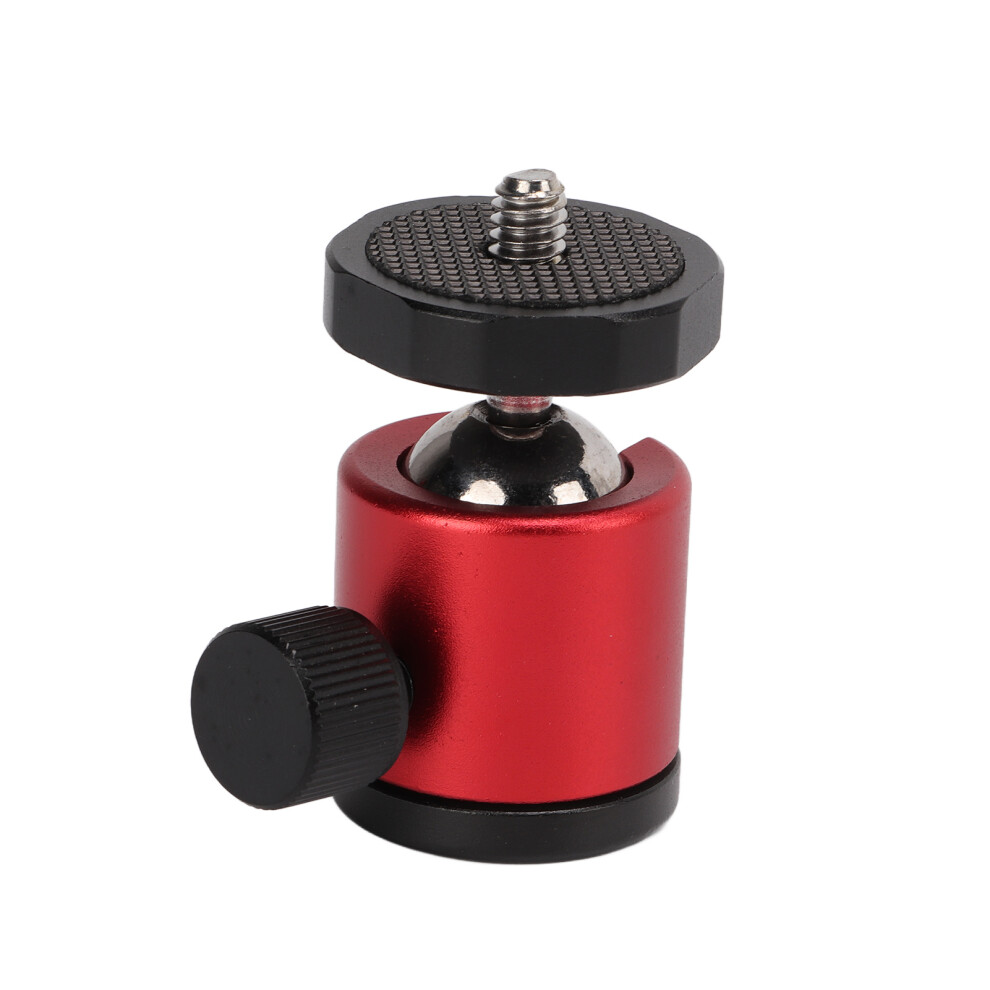 Lightweight Aluminum Alloy 360 Camera Ball Head For Tripods & Monopods Red 9371376687036
