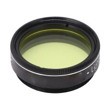 Filtro amarillo de 1,25 pulgadas para ocular de 1,25 pulgadas con caja