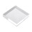 Utilería geométrica cuadrada de acrílico transparente 350g 2