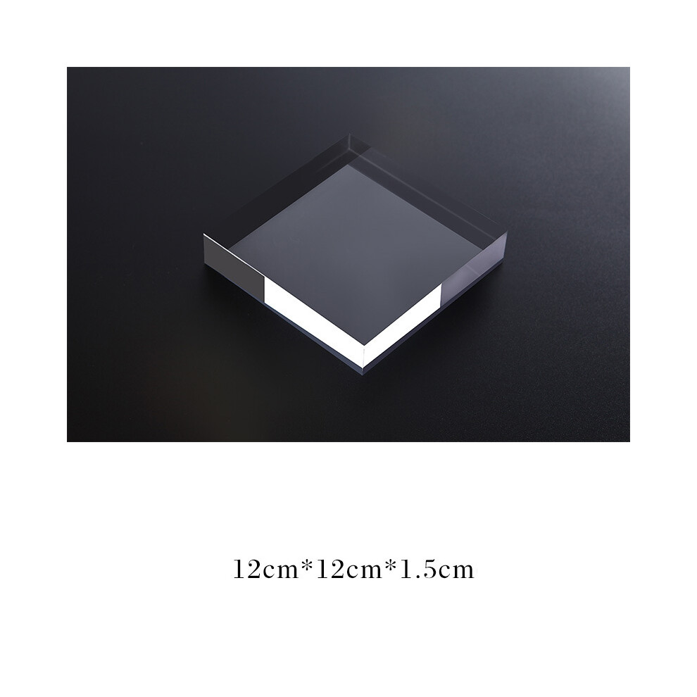 Acrylic Geometric Photo Prop, Transparent Photography Background Square 8431373244715
