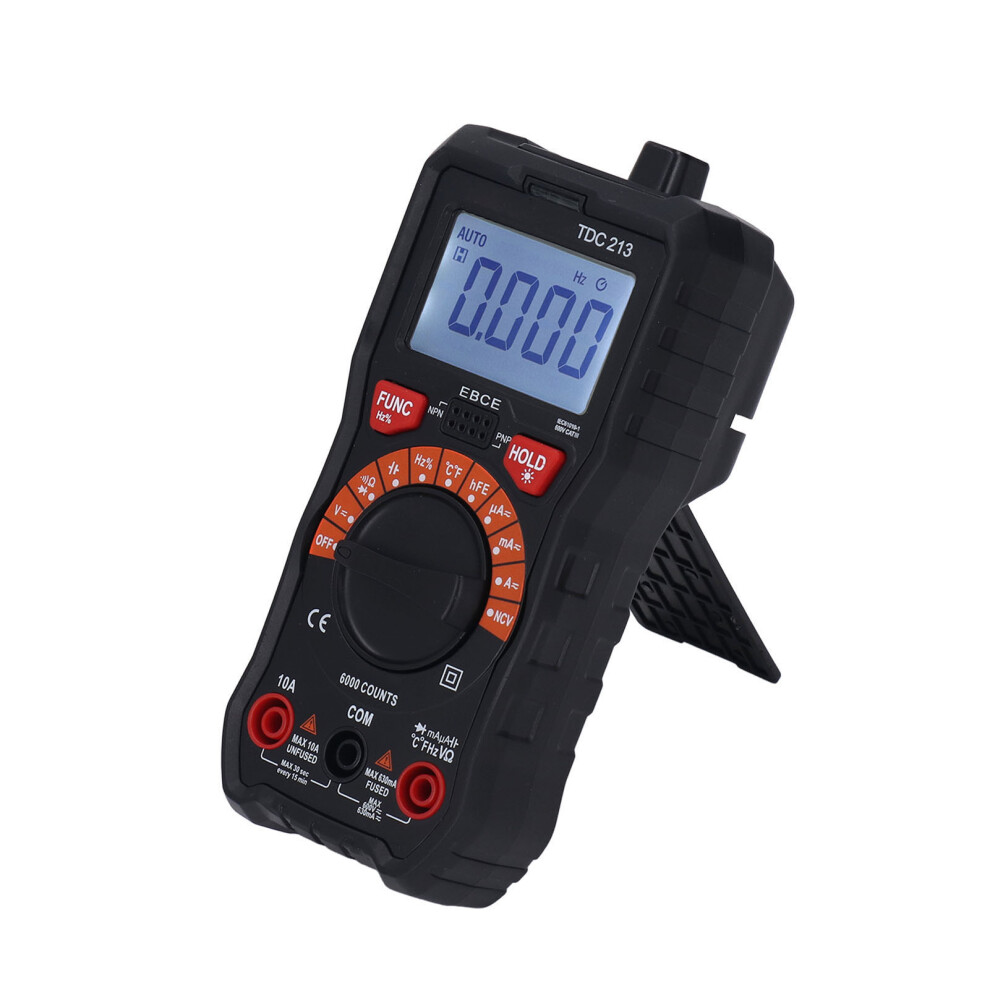 Digital Multimeter Automatic Test Volt Amp With Lcd Display Portable 4991372358638