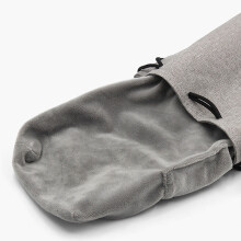 Bolsa de almacenamiento redonda gris de tamaño L para cámara DSLR, almacenamiento para objetivos