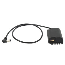 Robuster DC-Adapter 5,5x2,1 für Lumix S5 S5K GH6 – Dummy-Batterie DMW DCC17