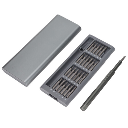 CNC-Machined Bits Precision Screwdriver Set for Compact Storage Case, Magnetic Features 1