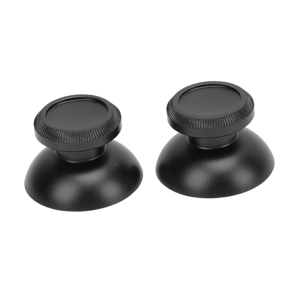 2Pcs Aluminum Alloy Thumbstick Caps For Gaming Console Controller Black 9331381106410